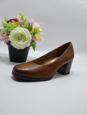 Czółenki damskie na obcasie (36-41) YCC-103 BROWN