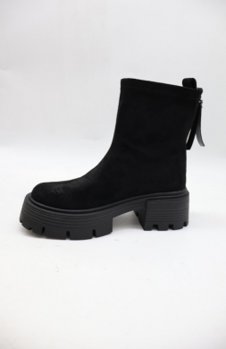 Botki damskie na obcasie (36-41) AM7565 BLACK