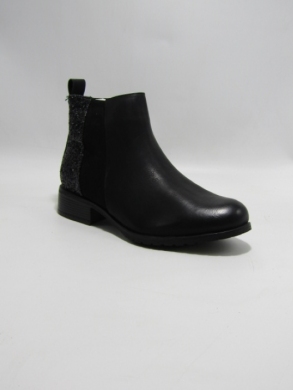 Botki damskie ocieplane na płaskim (36-41) M671 BLACK