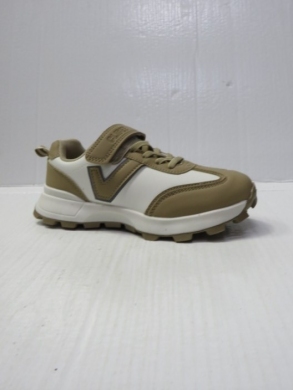 Buty sportowe chłopięce (33-38) EC276 KHAKI/WHITE
