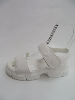 Sandały damskie na koturnie (36-41) AFF-013 WHITE