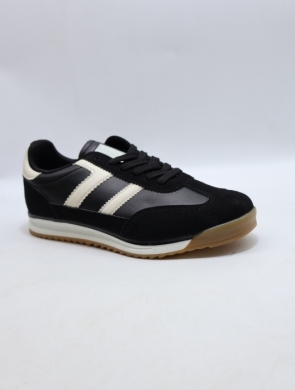 Buty sportowe damskie na płaskim (36-41) C3907 BLACK