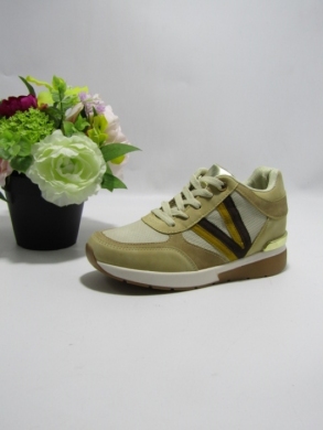 Buty sportowe damskie na koturnie (36-41) KK-386 KHAKI