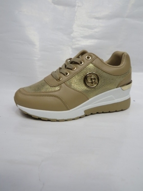 Buty sportowe damskie na koturnie (36-41) NB571 KHAKI