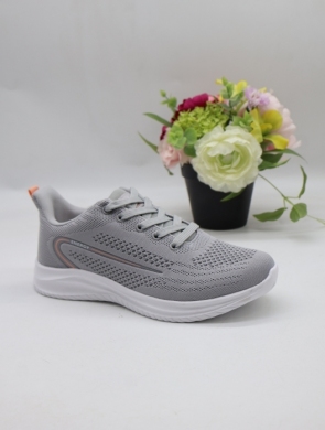 Buty sportowe damskie na płaskim (36-41) LXC8453-H LGREY/PINK