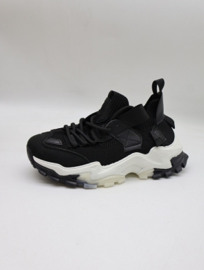 Buty sportowe damskie na płaskim (36-41) B500 BLACK