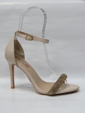 Sandały damskie na szpilce (36-41) SF-55 BEIGE