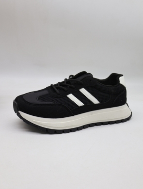Buty sportowe damskie na płaskim (39-43) DHZ-501 BLACK