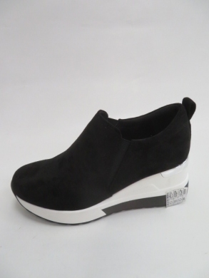 Półbuty damskie na koturnie (36-41) 8508-SP BLACK