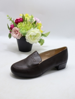 Półbuty damskie na obcasie (36-41) Z1528 BROWN
