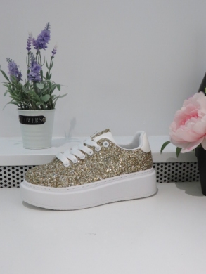 Buty sportowe damskie na płaskim (36-41) 9290 GOLD