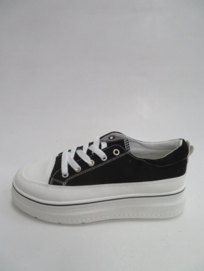 Trampki damskie na koturnie (36-41) BL228 BLACK
