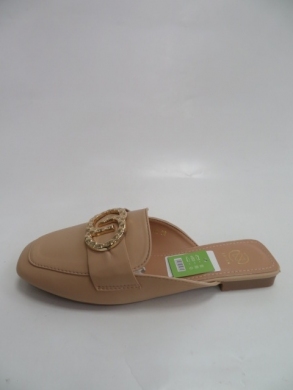 Klapki damskie na płaskim (36-41) JN112 KHAKI