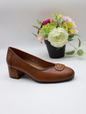 Czółenki damskie na obcasie (36-41) YCC-179 CAMEL