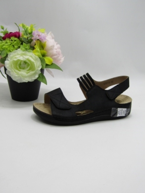 Sandały damskie na koturnie (39-43) DT31-9 BLACK