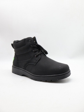 Botki męskie ocieplane (40-46) 31113-1 BLACK