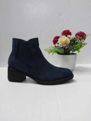Botki damskie ocieplane na obcasie (36-41) N22-811 BLUE