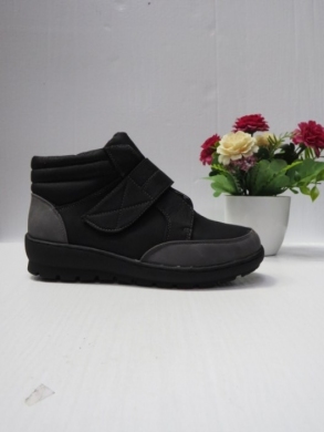 Botki damskie na płaskim (36-41) NZ-288 BLACK/GREY