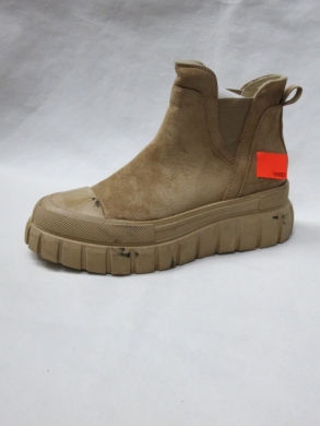 Botki damskie na płaskim (36-41) 8-3 KHAKI