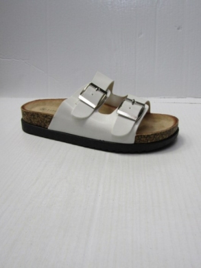 Klapki damskie na płaskim (36-41) SM312 WHITE