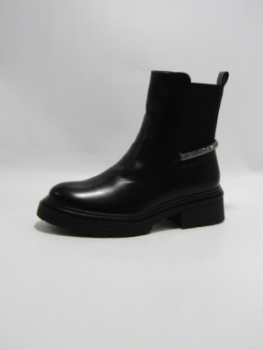 Botki damskie na płaskim (36-41) 1310 BLACK