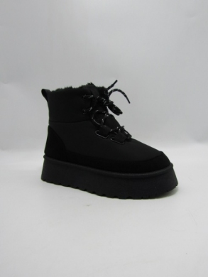 Botki damskie na płaskim (36-41) XQZ2425 BLACK