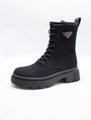 Botki damskie na płaskim (36-41) HQ7745 BLACK