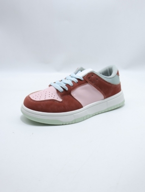 Buty sportowe damskie na płaskim (36-41) EV-281 WINE.RED