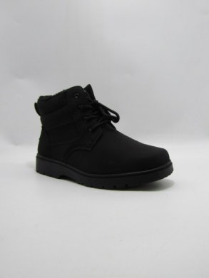 Botki męskie ocieplane (40-46) 31113-1 BLACK