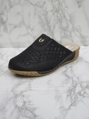 Klapki damskie na koturnie (39-43) DJ6-10 BLACK