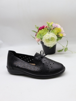 Półbuty damskie na płaskim (39-43) DX8116 BLACK