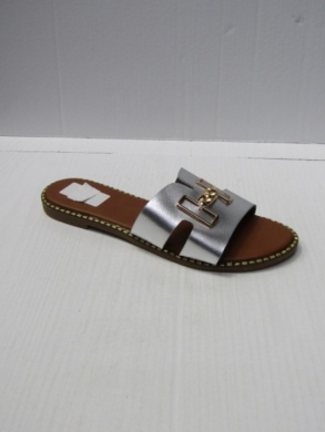 Klapki damskie na płaskim (36-41) 5169 SILVER
