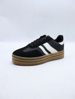 Buty sportowe damskie na płaskim (36-41) 8822 BLACK