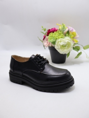 Półbuty damskie na płaskim (36-41) MC3905 BLACK