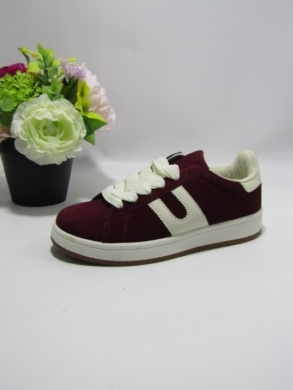 Buty sportowe damskie na płaskim (36-41) C3012 RED