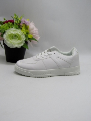 Buty sportowe damskie na płaskim (36-41) TK2431 WHITE