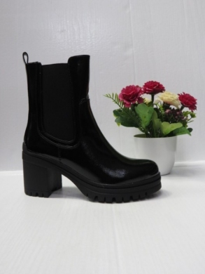 Botki damskie ocieplane na obcasie (36-41) HB-256 BLACK