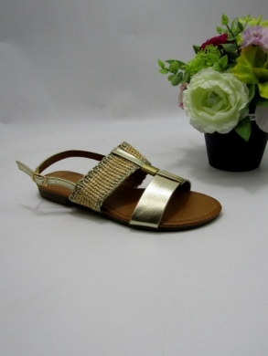 Sandały damskie na płaskim (36-41) 8095 GOLD