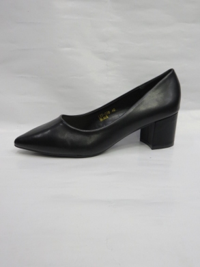 Czółenki damskie na obcasie (36-41) LE-326 BLACK