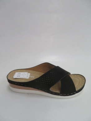 Klapki damskie na koturnie (36-41) N21-690 BLACK
