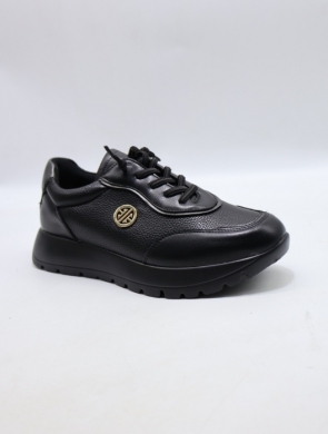 Buty sportowe damskie na płaskim (36-41) L219-1 BLACK