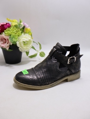 Botki damskie na płaskim (36-41) F3035 BLACK
