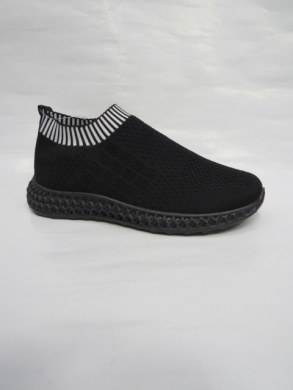 Buty sportowe damskie na płaskim (37-42) D0516 BLACK