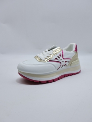 Buty sportowe damskie na płaskim (36-41) 8-97 PEACH