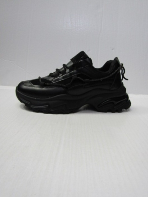 Buty sportowe damskie na płaskim (36-41) G8532 BLACK