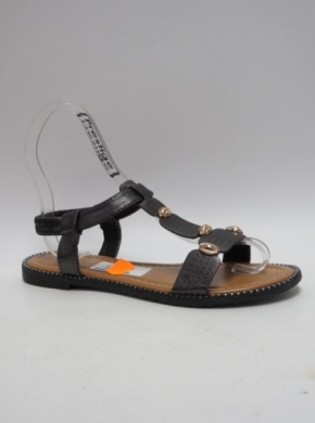 Sandały damskie na płaskim (36-41) W378 BLACK