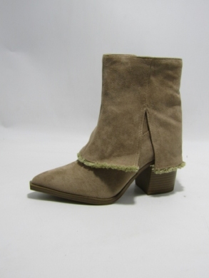 Botki damskie na obcasie (36-41) A-11 KHAKI