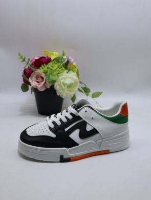Buty sportowe damskie na płaskim (36-41) LA215 BL/WH
