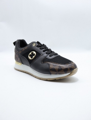 Buty sportowe damskie na płaskim (36-41) J-22 BLACK