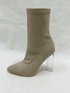 Kozaki damskie na obcasie (36-41) JRX1903 BEIGE